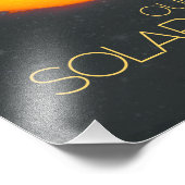 宇宙、太陽のシステム、太陽と惑星 フォトプリント            (角)