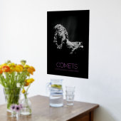 宇宙、太陽系、宇宙、彗星、67P 箔ポスター (レイダウン (キッチン))