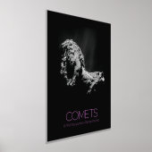 宇宙、太陽系、宇宙、彗星、67P 箔ポスター (レイダウン)