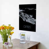 宇宙, 太陽系, 準惑星セレス 箔ポスター (レイダウン (キッチン))