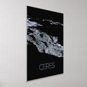 宇宙, 太陽系, 準惑星セレス 箔ポスター (レイダウン)