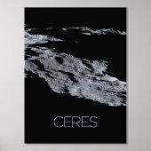 宇宙, 太陽系, 準惑星セレス 箔ポスター (正面)