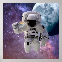 宇宙、宇宙飛行士、コーヒー愛好家