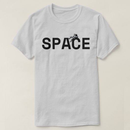 宇宙・宇宙飛行士 Tシャツ (デザイン正面)
