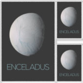 宇宙、宇宙、システ太陽のム、ムーンエンケラドゥス シール (正面)