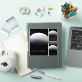 宇宙、宇宙、システ太陽のム、ムーンエンケラドゥス シール (iPadカバー)