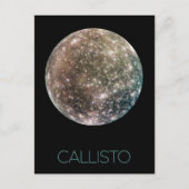 宇宙、宇宙、システ太陽のム、ムーンカリスト ポストカード (正面)