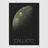 宇宙、宇宙、システ太陽のム、ムーンカリスト マグネット招待状 (正面)