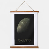 宇宙、宇宙、システ太陽のム、ムーンカリスト 吊り下げ型タペストリー (正面)