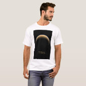 宇宙、宇宙、システ太陽のム、ムーンタイタン Tシャツ (正面フル)
