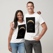 宇宙、宇宙、システ太陽のム、ムーンタイタン Tシャツ (ユニセックス)
