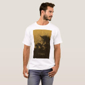 宇宙、宇宙、システ太陽のム、ムーンタイタン Tシャツ (正面フル)