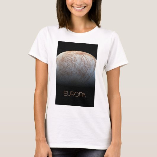 宇宙，宇宙，システ太陽のム，ムーンヨーロッパ Tシャツ (正面)