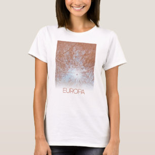 宇宙,宇宙,システ太陽のム,ムーンヨーロッパ Tシャツ