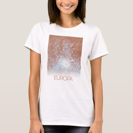 宇宙，宇宙，システ太陽のム，ムーンヨーロッパ Tシャツ (正面)