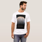 宇宙，宇宙，システ太陽のム，ムーンヨーロッパ Tシャツ (正面フル)