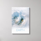 宇宙、宇宙、システ太陽のム、惑星地球 キャンバスプリント (正面)