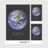 宇宙、宇宙、システ太陽のム、惑星地球 シール (シート)