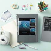 宇宙、宇宙、システ太陽のム、惑星地球 シール (iPadカバー)