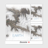 宇宙、宇宙、システ太陽のム、惑星地球 シール (シート)