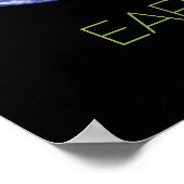 宇宙、宇宙、システ太陽のム、惑星地球 ポスター (角)