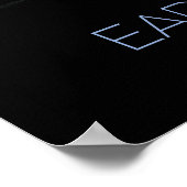 宇宙、宇宙、システ太陽のム、惑星地球 ポスター (角)