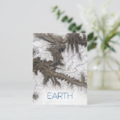 宇宙、宇宙、システ太陽のム、惑星地球 ポストカード (スタンド正面)