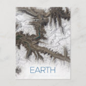 宇宙、宇宙、システ太陽のム、惑星地球 ポストカード (正面)