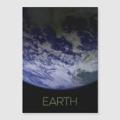 宇宙、宇宙、システ太陽のム、惑星地球 マグネット招待状 (正面)