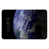 宇宙、宇宙、システ太陽のム、惑星地球 マグネット (横)