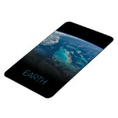 宇宙、宇宙、システ太陽のム、惑星地球 マグネット (左側)