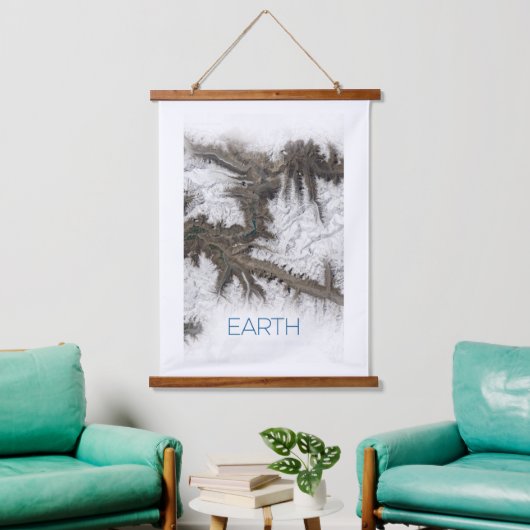 宇宙、宇宙、システ太陽のム、惑星地球 吊り下げ型タペストリー (リビング)