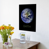 宇宙、宇宙、システ太陽のム、惑星地球 箔ポスター (レイダウン (キッチン))