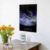 宇宙、宇宙、システ太陽のム、惑星地球 箔ポスター (レイダウン (キッチン))