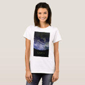 宇宙、宇宙、システ太陽のム、惑星地球 Tシャツ (正面フル)