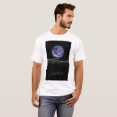 宇宙、宇宙、システ太陽のム、惑星地球 Tシャツ (正面フル)