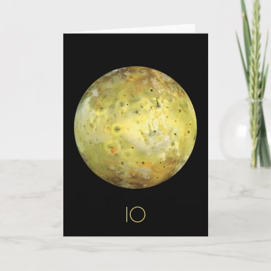 宇宙、宇宙、システ太陽のム、Moon IO カード (正面)