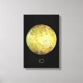 宇宙、宇宙、システ太陽のム、Moon IO キャンバスプリント (正面)
