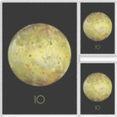 宇宙、宇宙、システ太陽のム、Moon IO シール (正面)