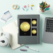 宇宙、宇宙、システ太陽のム、Moon IO シール (iPadカバー)