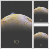 宇宙、宇宙、システ太陽のム、Moon IO シール (正面)