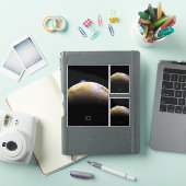 宇宙、宇宙、システ太陽のム、Moon IO シール (iPadカバー)