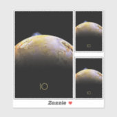 宇宙、宇宙、システ太陽のム、Moon IO シール (シート)