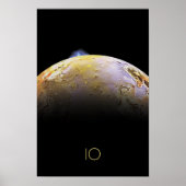 宇宙、宇宙、システ太陽のム、Moon IO ポスター (正面)