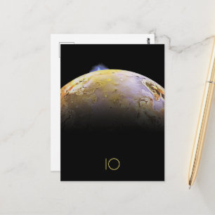 宇宙、宇宙、システ太陽のム、Moon IO ポストカード