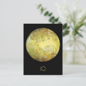 宇宙、宇宙、システ太陽のム、Moon IO ポストカード (スタンド正面)