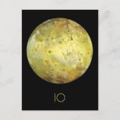 宇宙、宇宙、システ太陽のム、Moon IO ポストカード (正面)