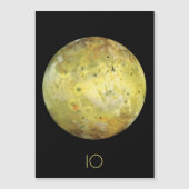 宇宙、宇宙、システ太陽のム、Moon IO マグネット招待状 (正面)