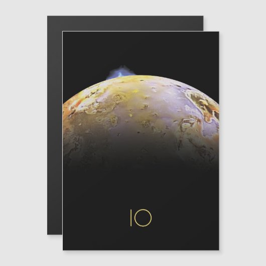 宇宙、宇宙、システ太陽のム、Moon IO マグネット招待状 (正面/裏面)