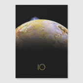 宇宙、宇宙、システ太陽のム、Moon IO マグネット招待状 (正面)